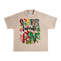 French Oak santas favorite registered nurse Urban Heavy Tee - MaliasSmallBusiness