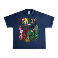 Navy santas favorite registered nurse Urban Heavy Tee - MaliasSmallBusiness