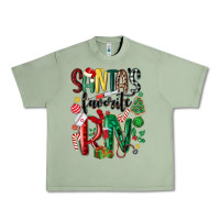 Oil Green santas favorite registered nurse Urban Heavy Tee - MaliasSmallBusiness