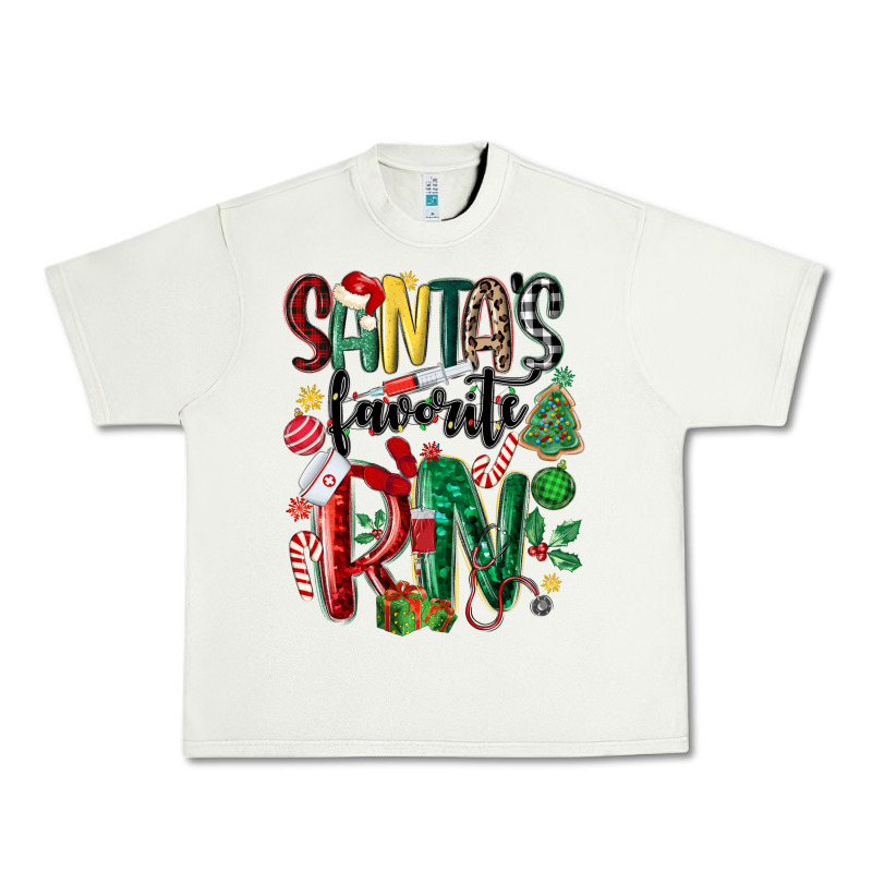 Santas Favorite Registered Nurse Urban Heavy Tee by MaliasSmallBusiness | Teevron
