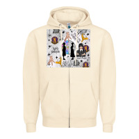 Sandshell gothic girl and colorful girl Zipper Hoodie - TumblerDesignByShophia