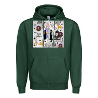Sports Green gothic girl and colorful girl Zipper Hoodie - TumblerDesignByShophia