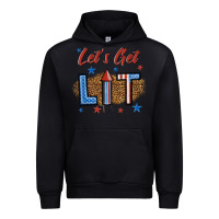 Black let's get lit 1 Urban Hoodie - BundleAndBundleShop