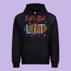 Let's Get Lit 1 Urban Hoodie Designed By Bundleandbundleshop