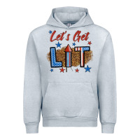 Heather Grey let's get lit 1 Urban Hoodie - BundleAndBundleShop