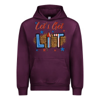 Mauve Wine let's get lit 1 Urban Hoodie - BundleAndBundleShop