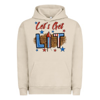 Pigment French Oak let's get lit 1 Urban Hoodie - BundleAndBundleShop