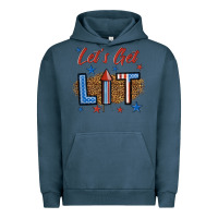 Pigment Midnight Navy let's get lit 1 Urban Hoodie - BundleAndBundleShop