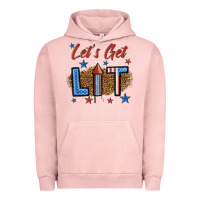 Pigment Salmon let's get lit 1 Urban Hoodie - BundleAndBundleShop