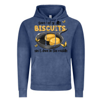 Vintage Denim some of yalls biscuits aint done in the middle Vintage Hoodie - MaliasSmallBusiness