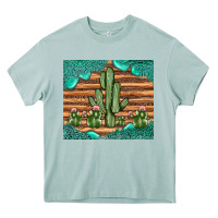 Arona cactus gemstone Heavy Core Tee - JahusDesignShop