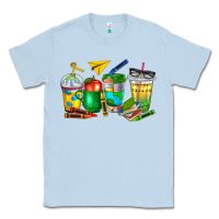 Dusty Blue teacher coffee cups Classic Tee - NancyCooperArtShop