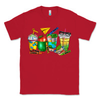 Red teacher coffee cups Classic Tee - NancyCooperArtShop