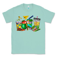 Seafoam teacher coffee cups Classic Tee - NancyCooperArtShop