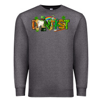 Charcoal Heather St. Patrick's Day Dentist Premium Sweatshirt - CowGirlArtShop