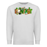 Dove Grey St. Patrick's Day Dentist Premium Sweatshirt - CowGirlArtShop
