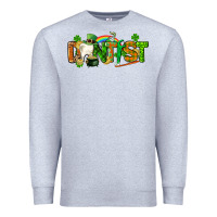 Heather Grey St. Patrick's Day Dentist Premium Sweatshirt - CowGirlArtShop