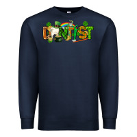 Navy St. Patrick's Day Dentist Premium Sweatshirt - CowGirlArtShop