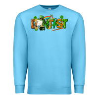 Ocean Blue St. Patrick's Day Dentist Premium Sweatshirt - CowGirlArtShop