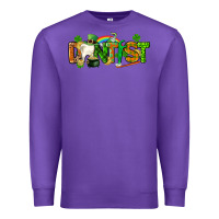 Purple St. Patrick's Day Dentist Premium Sweatshirt - CowGirlArtShop