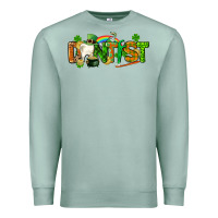 Seafoam St. Patrick's Day Dentist Premium Sweatshirt - CowGirlArtShop