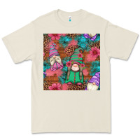 Bone floral easter gnomes seamless pattern Premium Tee - Artiststas
