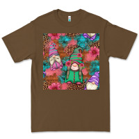 Cacao floral easter gnomes seamless pattern Premium Tee - Artiststas