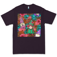 Plum floral easter gnomes seamless pattern Premium Tee - Artiststas
