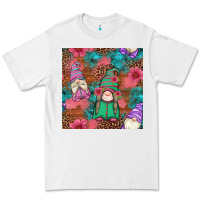 White floral easter gnomes seamless pattern Premium Tee - Artiststas