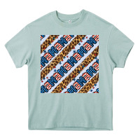 Arona american mama leopard seamless pattern Heavy Core Tee - BundleAndBundleShop