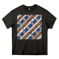 Asphalt american mama leopard seamless pattern Heavy Core Tee - BundleAndBundleShop