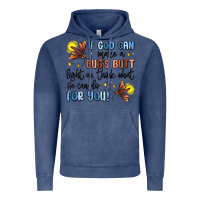 Vintage Denim if god can make a bug's butt light up Vintage Hoodie - MaliasSmallBusiness