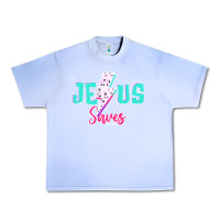 Grape Ice jesus saves Urban Heavy Tee - JahusDesignShop