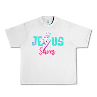 Lunar Rock jesus saves Urban Heavy Tee - JahusDesignShop