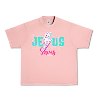 Salmon jesus saves Urban Heavy Tee - JahusDesignShop