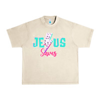 Sandshell jesus saves Urban Heavy Tee - JahusDesignShop