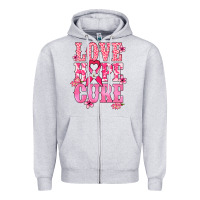 Love Hope Cure Cancer Awareness Zipper Hoodie | Teevron