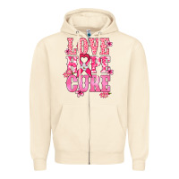 Sandshell Love Hope Cure Cancer Awareness Zipper Hoodie - HowdyJamesFarm