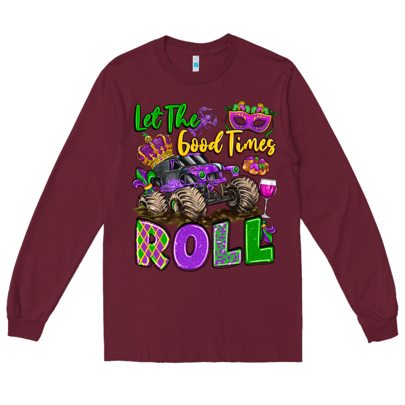 Let The Good Times Roll With Mardi Gras Monster Tr Long Sleeve Tee by LillyAllenDesigns | Teevron
