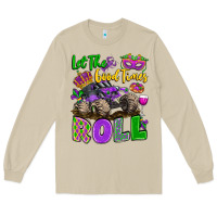 Mushroom let the good times roll with mardi gras monster tr Long Sleeve Tee - LillyAllenDesigns