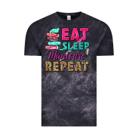 Cloud Black eat sleep manicure repeat Vintage Tee - NancyCooperArtShop