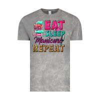 Cloud Rock eat sleep manicure repeat Vintage Tee - NancyCooperArtShop