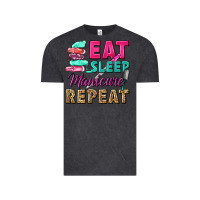 Vintage Black eat sleep manicure repeat Vintage Tee - NancyCooperArtShop