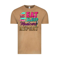 Vintage Camel eat sleep manicure repeat Vintage Tee - NancyCooperArtShop