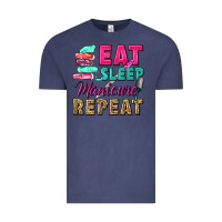 Vintage Denim eat sleep manicure repeat Vintage Tee - NancyCooperArtShop