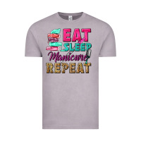 Vintage Zinc eat sleep manicure repeat Vintage Tee - NancyCooperArtShop