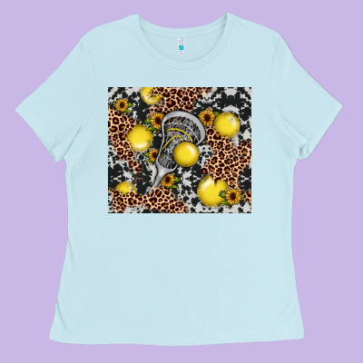 Lacrosse Ladies Tee Designed By Jahusdesignshop