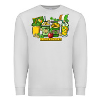 Dove Grey St. Patrick's Day Teacher coffee cups Premium Sweatshirt - HowdyJamesFarm
