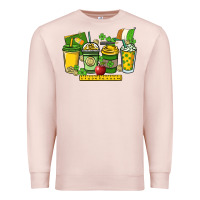 Pale Pink St. Patrick's Day Teacher coffee cups Premium Sweatshirt - HowdyJamesFarm