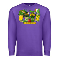 Purple St. Patrick's Day Teacher coffee cups Premium Sweatshirt - HowdyJamesFarm